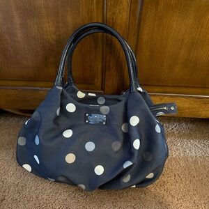 Kate Spade Hobo Bag - Blue polka dots